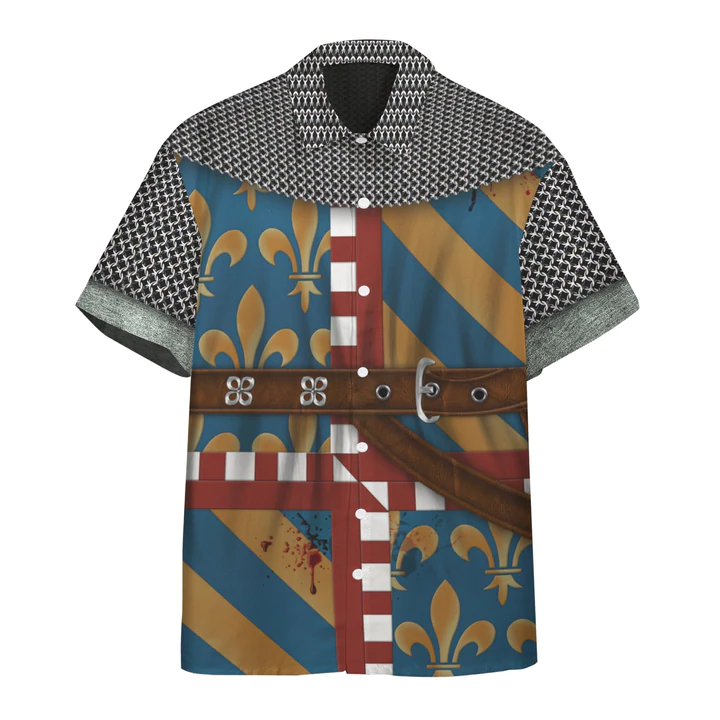 3D French Cavalier Custom Short Sleeve Shirt, Hawaiian shirt for men, women HO1161