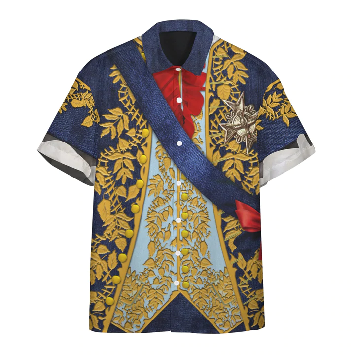 3D Louis XV Custom hawaiian Short Sleeve Shirt, Hawaiian shirt for men, women HO1160
