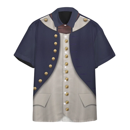 3D Midshipman 1806 Napoleonic Wars British Navy cosplay Hawaiian shirt, Hawaiian shirt for men, women HO1166