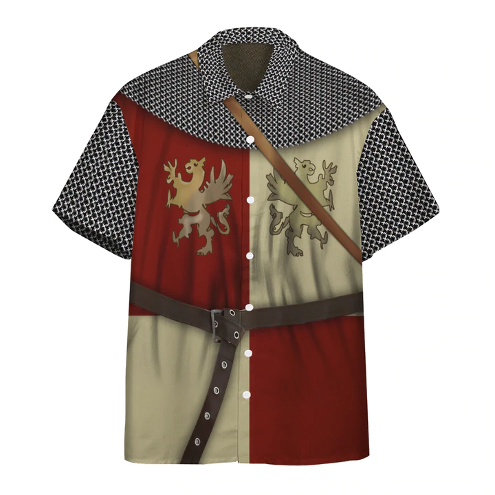 3D Polish Knight Custom Short Sleeve Shirt, Hawaiian shirt for men, women HO1149