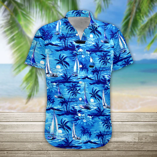 3D Summer Sailing Hawaii Shirt, Hawaiian shirt for men, women HO1109