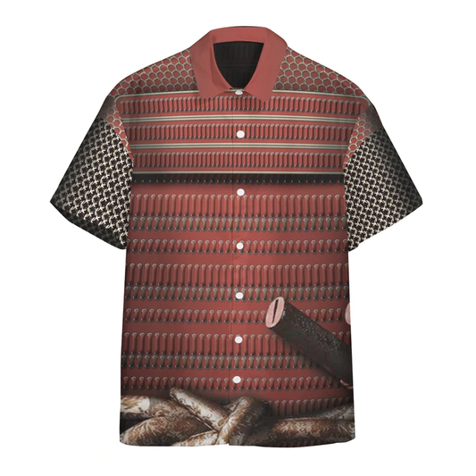 3D Samurai Custom Hawaiian Short Sleeve Shirt, Hawaiian shirt for men, women HO1164