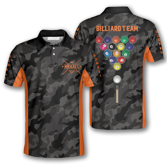 Lasfour Camouflage Billiard Personalized 3D Unisex Shirt BIA0464