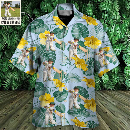 Cricket You Want Tropical Style Custom Photo - Hawaiian Shirt - Personalized Photo Gifts HO4244