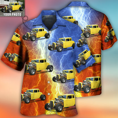 Hot Rod Various Style Custom Photo Hawaiian Shirt, Perfect Gift for Men Women, Custom Car Shirt HO4265