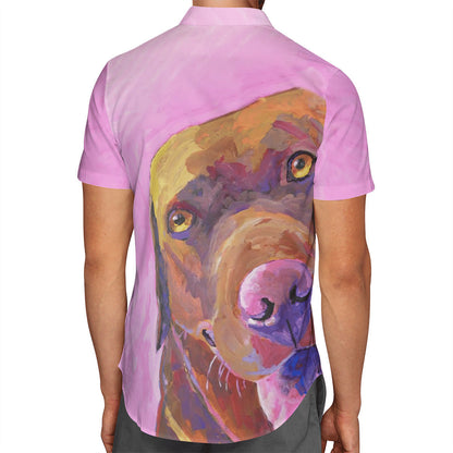 Labrador Retrievers Dog Aloha Hawaiian Shirt Colorful Short Sleeve Summer Beach Casual Shirt For Men And Women HO2378
