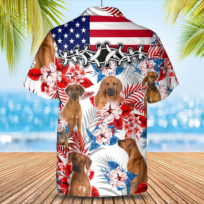 Rhodesian Ridgeback Hawaiian Shirt - Gift for Summer, Summer aloha shirt, Hawaiian shirt for Men and women HO0669