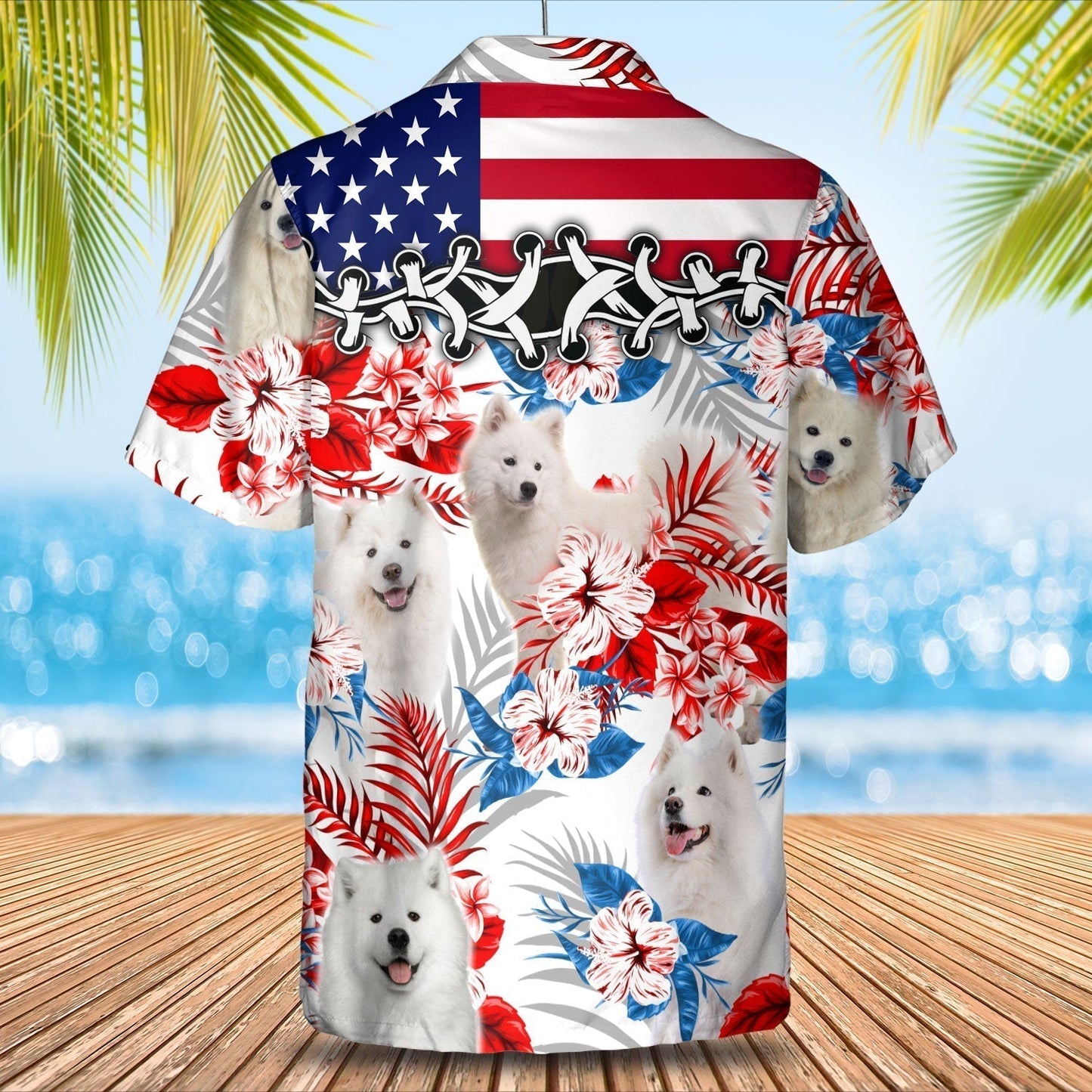 Samoyed Hawaiian Shirt - Gift for Summer, Summer aloha shirt, Hawaiian shirt for Men and women HO0666