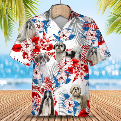 Shih Tzu Hawaiian Shirt - Gift for Summer, Summer aloha shirt, Hawaiian shirt for Men and women HO0683