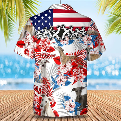 Whippet Hawaiian Shirt - Gift for Summer, Summer aloha shirt, Hawaiian shirt for Men and women HO0679