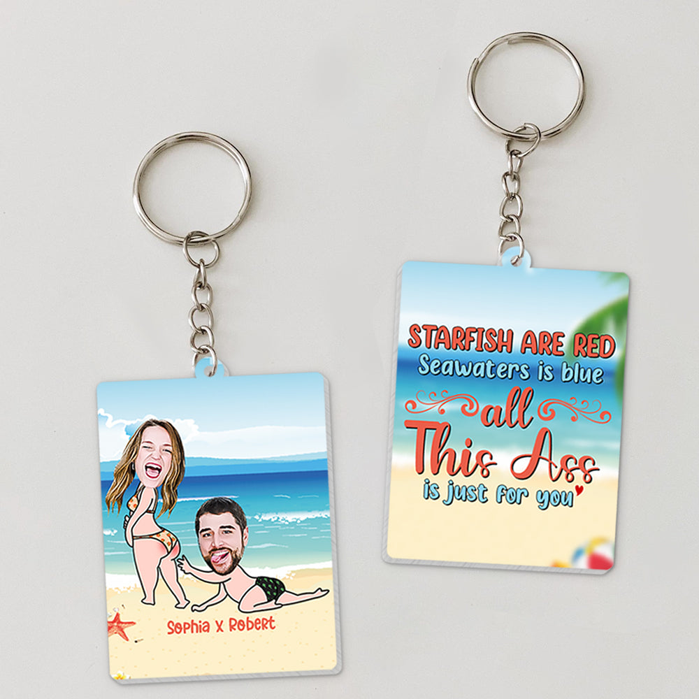 Romantic Couple, Love You Forever, Personalized Keychain, Couple Gifts, Gifts For Her, Gifts For Him KO0005