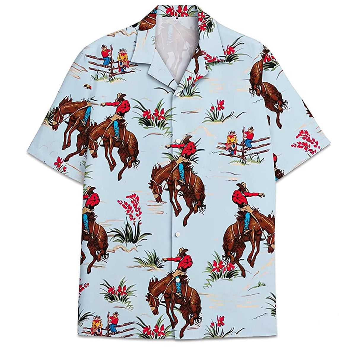 Horse pattern Hawaiian Shirt, Summer gift , Hawaiian Shirts for Men, Aloha Beach Shirt HO1031