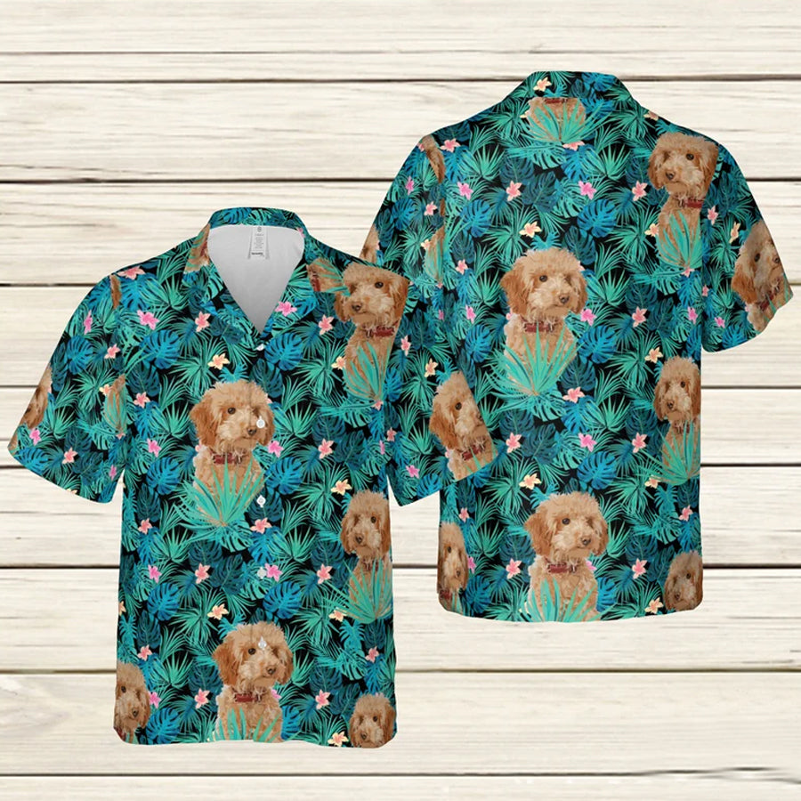 Dog Personalized Hawaiian Shirt, Short Slevee Hawaiian Aloha Shirt, Dog floral Hawaii shirt for men, Women HO2707