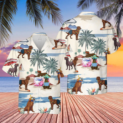 Chesapeake Bay Retriever Summer Beach Hawaiian Shirt, Cool Hawaii Shirt For Travel Summer HO4903