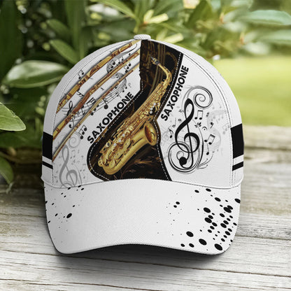 Baseball Cap For Saxophone Lovers Two-tone Pattern Lasfour CO0710