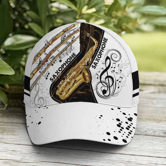 Baseball Cap For Saxophone Lovers Two-tone Pattern Lasfour CO0710