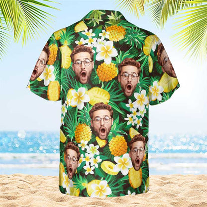 Summer Vibe - Personalized Custom Face Unisex Hawaiian Shirt - Upload Image, Gift For Family, Pet Owners, Pet Lovers HO4363