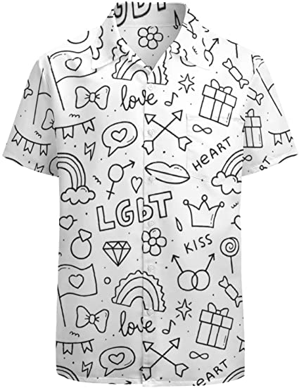 Pride Hawaiian Shirts, Pride Gay Hawaii Shirt, Lesbian Hawaiian Shirt, Gift For Lgbtq Pride Month HO4614