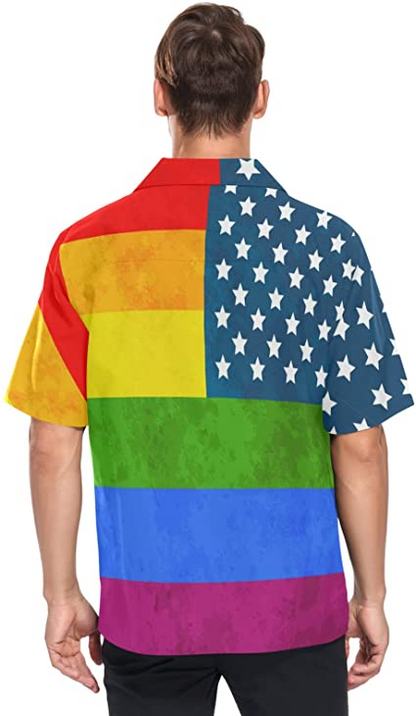 Hawaiian Shirt Gay, Hawaiian Pride Shirts, Lgbt Hawaiian Shirt, Gay Pride Hawaiian Shirt HO4606