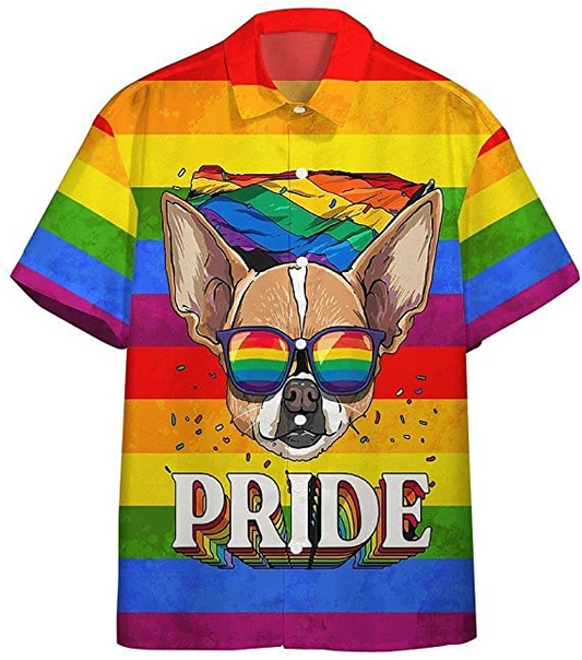Pride 3D All Over Printed Hawaiian Shirt, Lgbt Hawaiian Pocket Shirt Unisex Full Print For Tropical Summer HO4658