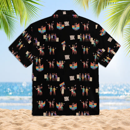 World Pride Month Hawaiian Full Print Shirt, Beach Hawaii Lgbt Pride Shirt, Support Lgbt Pride Month Gifts HO4656