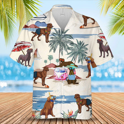 Chesapeake Bay Retriever Summer Beach Hawaiian Shirt, Cool Hawaii Shirt For Travel Summer HO4903