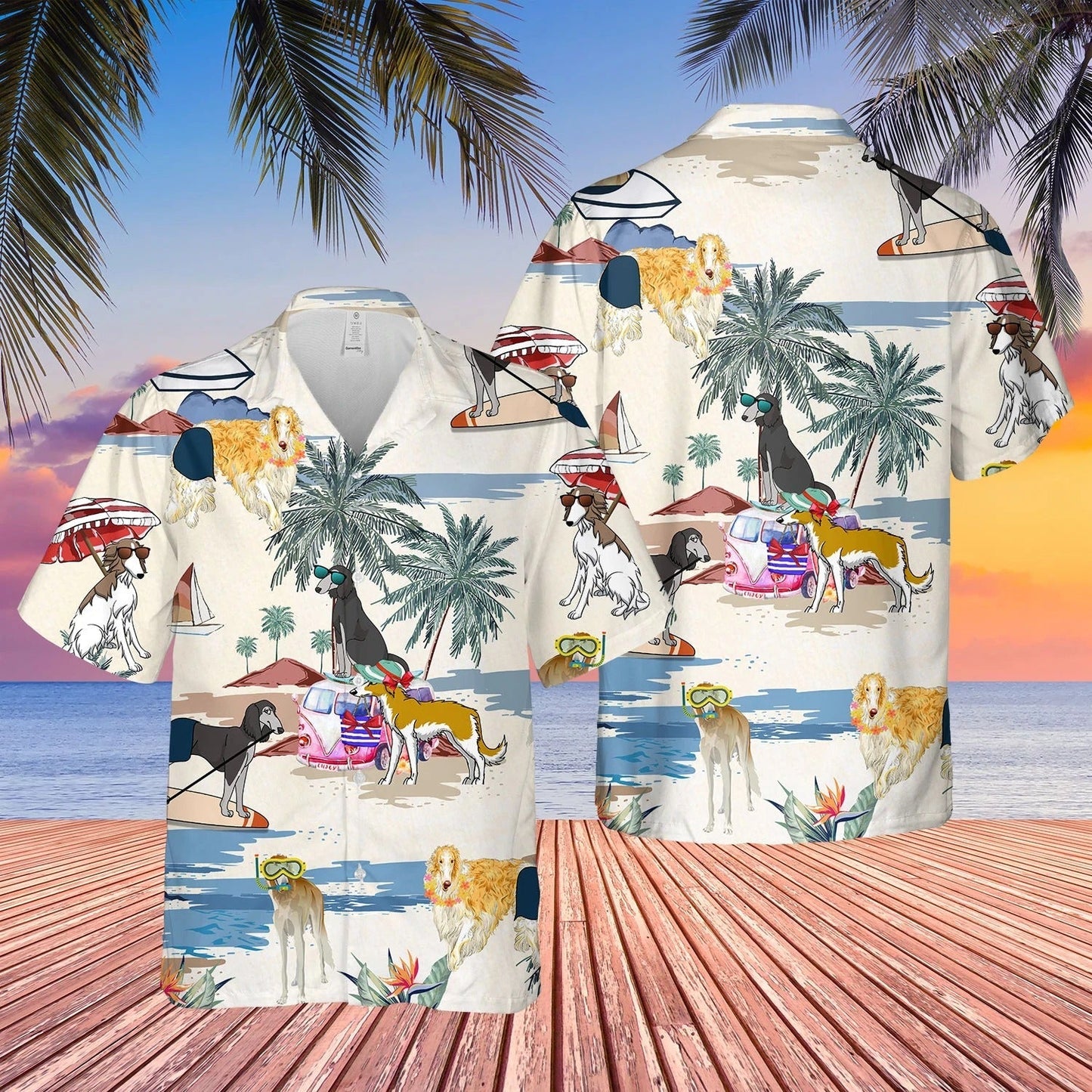 3D Full Printed Dog Summer Beach Hawaiian Shirt, Hawaii Aloha Shirt For Summer Travel, Gift To Dog Lovers, Dog Hawaii Shirt HO4899
