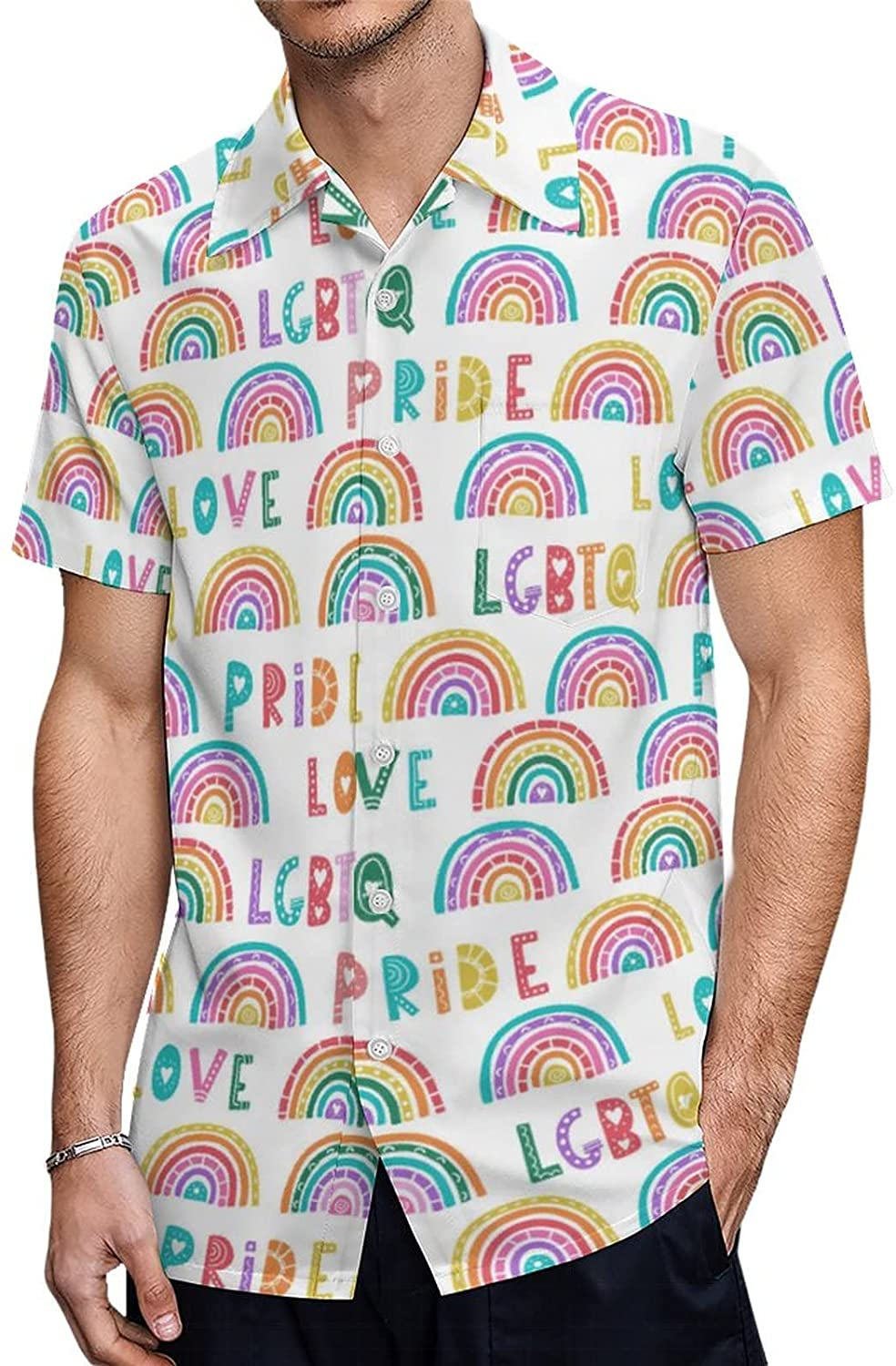 Lgbtq Pride Hawaiian Shirt, Pride Month Clothing, Gay Pride Apparel, Hawaii 3D T Shirt For Gaymer HO4618