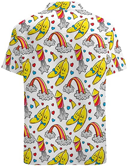 Banana Hawaiian Shirt, Pride Month Rainbow Lgbt Print Summer Hawaiian Shirts Beach Shirts Gift HO4649