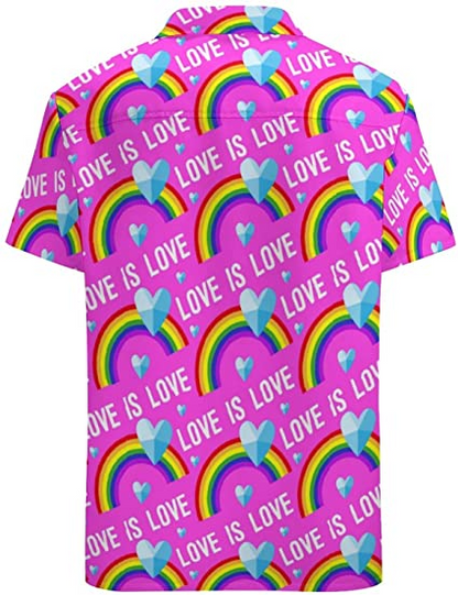 Love Is Love Pride Hawaii Shirts For Gay Man, Lesbian Love Hawaiian Shirt, Gift For Lgbtq Pride Month HO4648