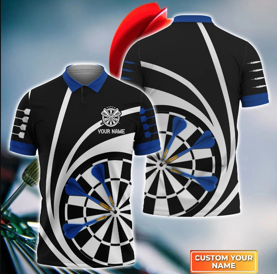 Lasfour Dart Personalized Name Whirly Darts 3D Shirt DMA0393