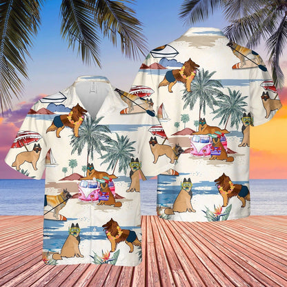 3D Full Printed Dog Summer Beach Hawaiian Shirt, Hawaii Aloha Shirt For Summer Travel, Gift To Dog Lovers, Dog Hawaii Shirt HO4899
