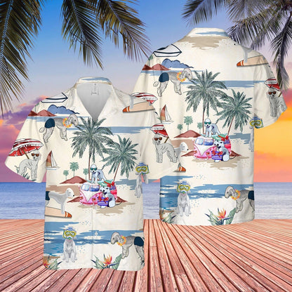 Dog Summer Beach Hawaiian Shirt, 3D Full Print Hawaii Aloha Beach Shirt For Pet Lovers, Dog Hawaii Shirt HO4898