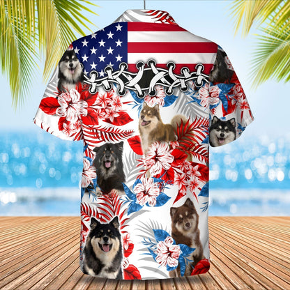 Finnish Lapphund Hawaiian Shirt - Gift for Summer, Summer aloha shirt, Hawaiian shirt for Men and women HO0657