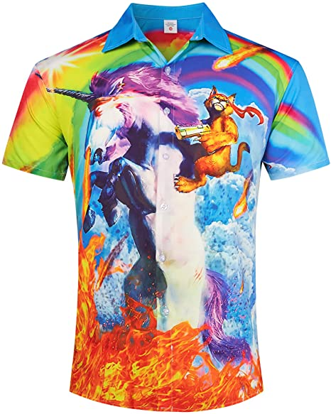 Rainbow Pride Hawaiian Shirt For Lgbtq, Hawaiian Summer Aloha Beach Shirts For Holiday HO4519