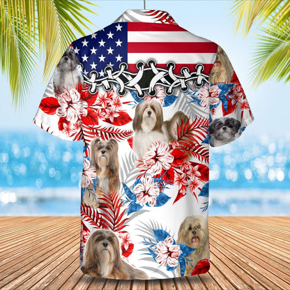 Lhasa Apso Hawaiian Shirt - Summer aloha shirt, Hawaiian shirt for Men and women HO0705