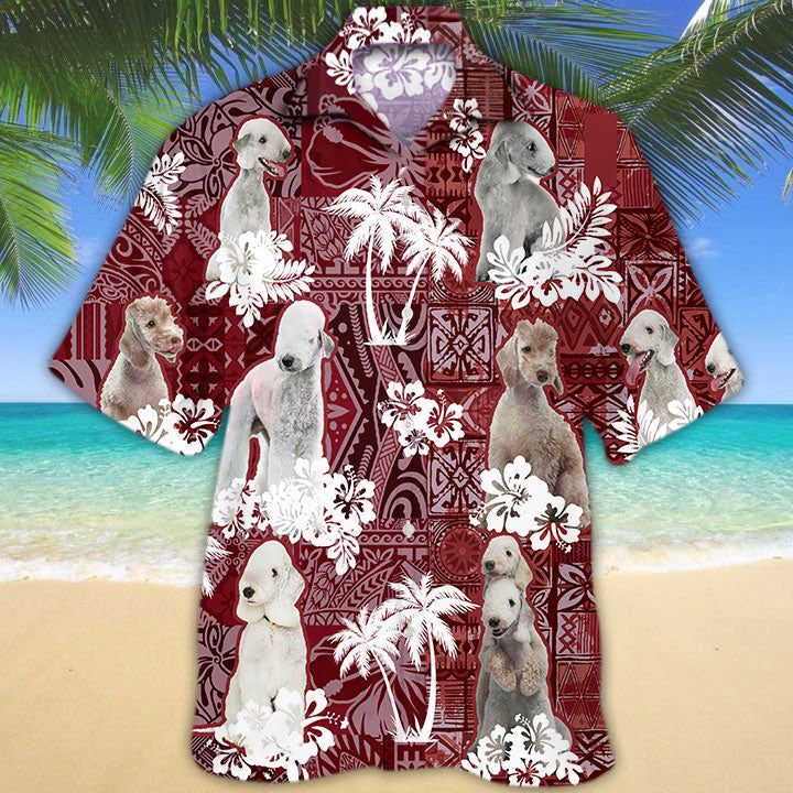 Bedlington Terrier Hawaiian Shirt, Dog Hawaiian Shirts For Adults, Summer Gifts HO5157
