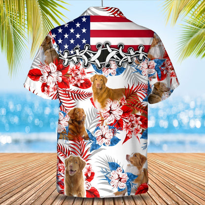 Nova Scotia Duck Tolling Retriever Hawaiian Shirt - Summer aloha shirt, Hawaiian shirt for Men and women HO0709