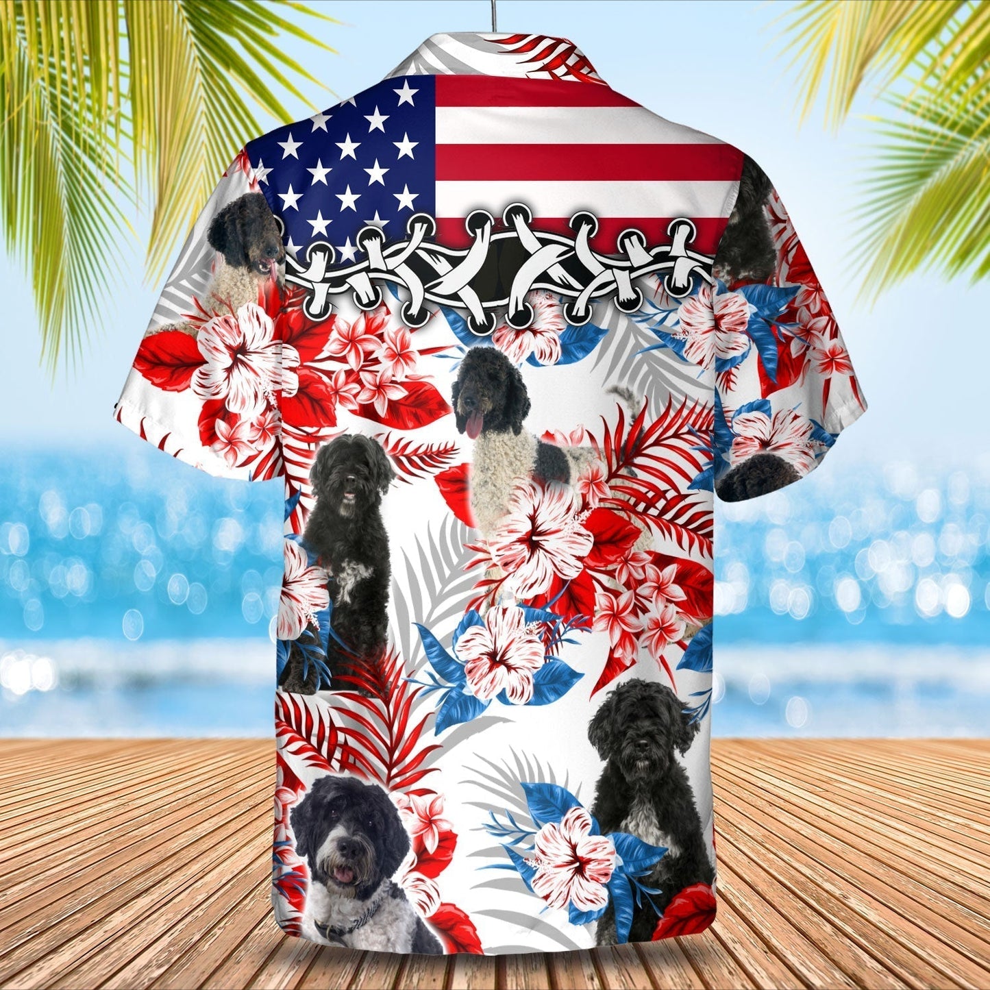 Portuguese Water Dog Hawaiian Shirt - Summer aloha shirt, Hawaiian shirt for Men and women HO0710