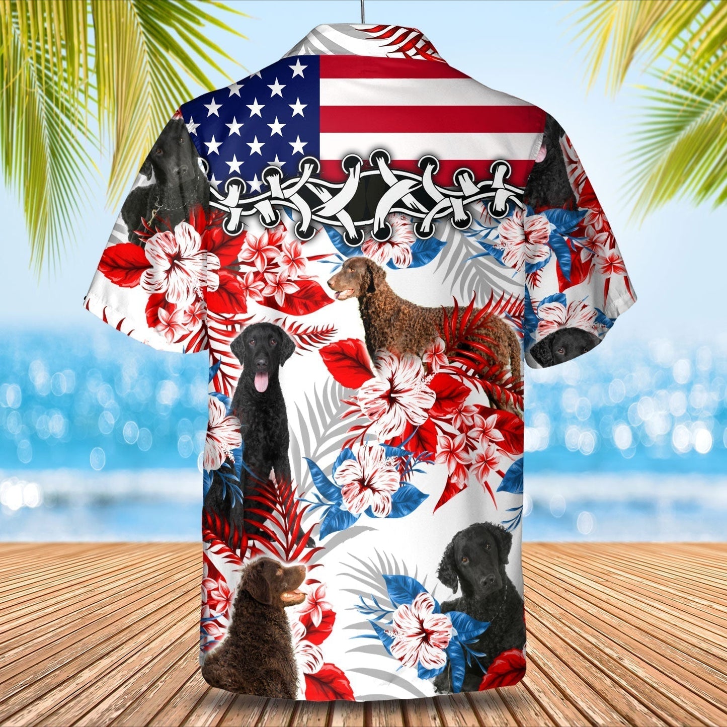 Curly-Coated Retriever Hawaiian Shirt - Summer aloha shirt, Hawaiian shirt for Men and women HO0699