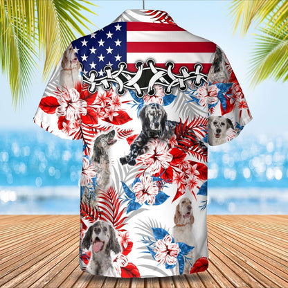 English Setter Hawaiian Shirt - Summer aloha shirt, Hawaiian shirt for Men and women HO0700