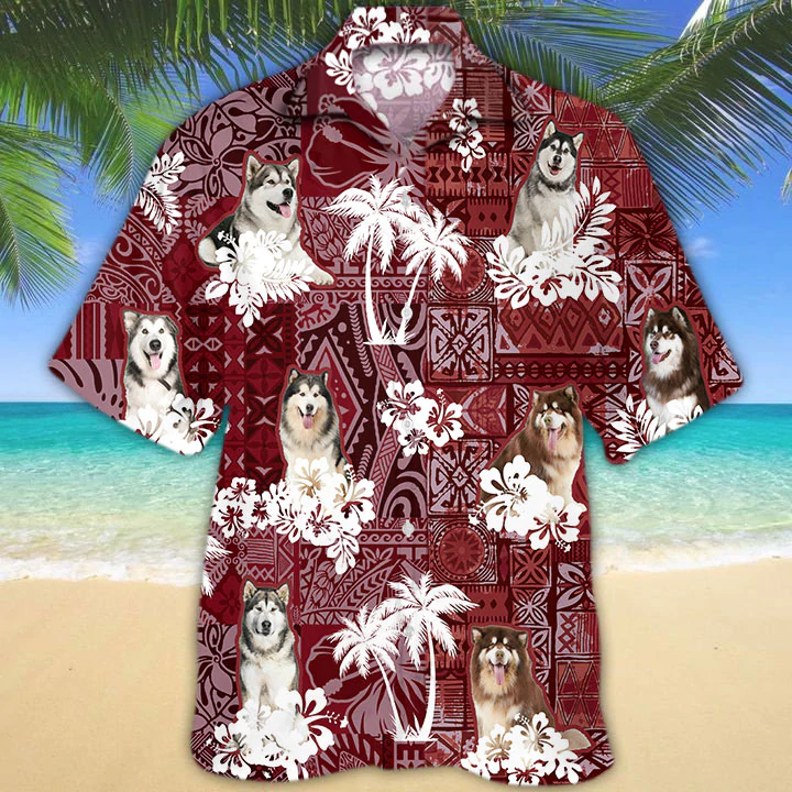 Alaskan Red Hawaiian Shirt, Tropical Shirts, Gift For Him, Funny Hawaiian Shirts HO1298