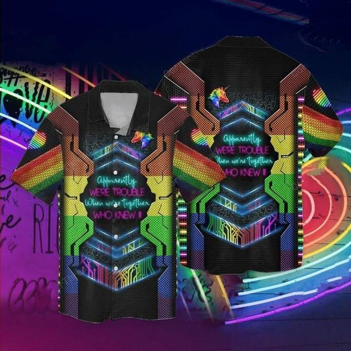 Candy Lips Lgbt Hawaiian Shirt For Gay And Lesbian Women, Hawaiian Shirts Gay, Women Hawaiian Shirts HO4552