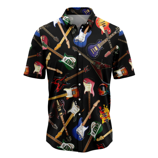 Amazing Electric Guitar Hawaiian Shirt, Summer gift, Hawaiian Shirts for Men, Aloha Beach Shirt HO1041