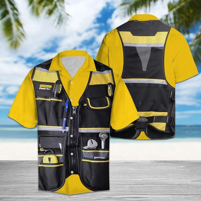 Amazing Electrician Suit Good Looking Man Pattern Hawaiian Shirt HO1409