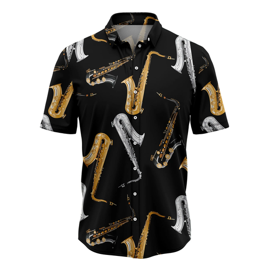 Amazing Saxophone Hawaiian Shirt, Summer Hawaiian Shirts for Men, women Aloha Beach Shirt HO1064