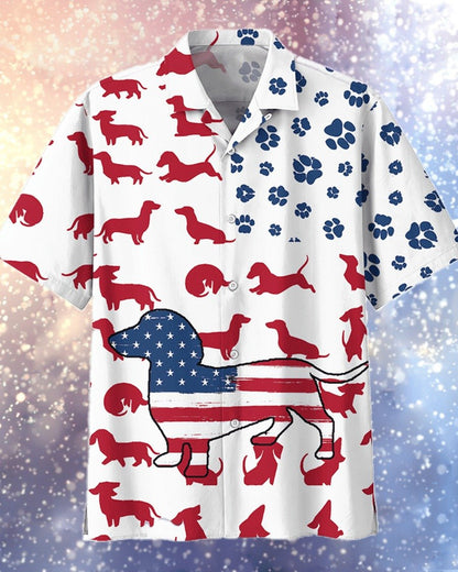 Dachshund Dog Summer Beach Aloha Hawaiian Shirts For Men & For Women HO1465