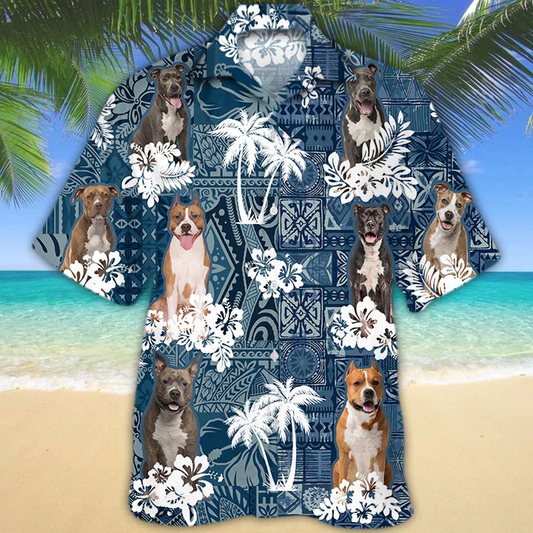 American Staffordshire Terrier Hawaiian Shirt HO1586