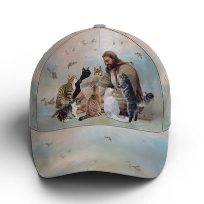 God And Cats Angels Baseball Cap Lasfour CO0964