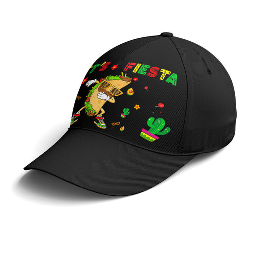 Let's Fiesta Cinco De Mayo Tacos Baseball Cap Lasfour CO0908